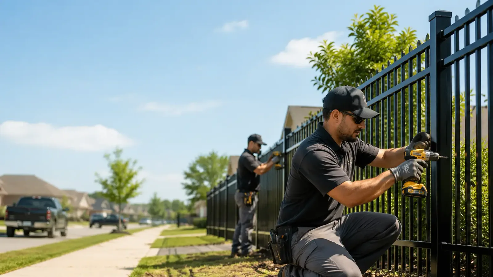 Metal Fence Installation in Harrisburg, NE